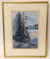 " Weekend is Over " Watercolor by Evelyn E. Harris