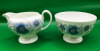 Wedgwood England Clementines Cream & Sugar 2.5 inches tall in original box - 2