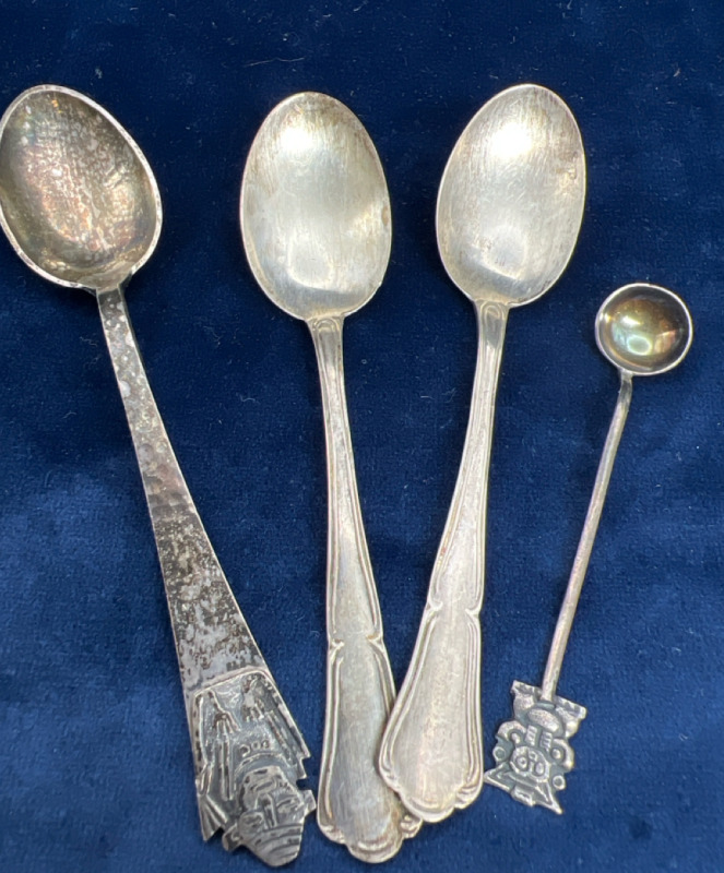 Four European Silver Spoond