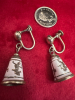 Siam Sterling Bell Earrings - 5