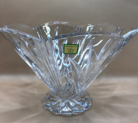 Crystal Marquis by Waterford Festivale 1995-1997 Footed Bowl 6 inches tall