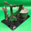 Vintage Letter Scale with Stamp Roll Holder c1950&rsquo;s 3 inches tall - 3