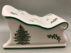 SPODE England Christmas Tree Sled Candle Holder 6 x 4 x 4 inches - 3