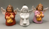 3 GOEBEL Angel Bell Ornaments made in West Germany 3 inches tall