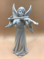 DRESDEN Angel Playing the Violin West Germany 5 inches tall