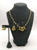 New Gold Tone Indian-Style Jewelry: Anklets, 4 Necklace Sets with Matching Earrings. - 3