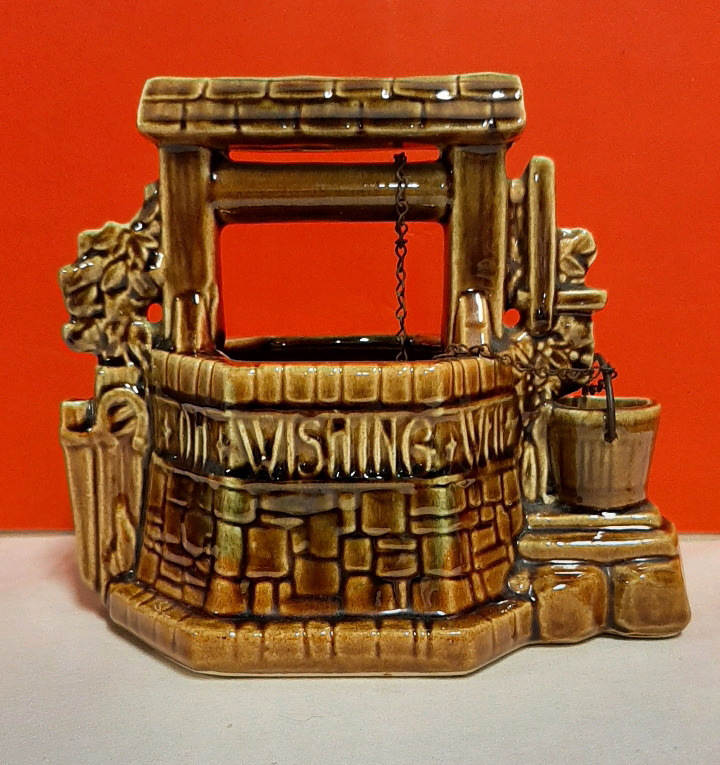Vintage McCoy Wishing Well Planter