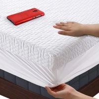 New BEDLUXURY King Size 3" Thick Mattress Topper Gel Bed Topper Pad with Bamboo Cover - 8''-21'' Deep Pocket