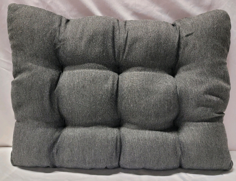 New - Grey 20"×26"×4.5" Patio Chair Cushion