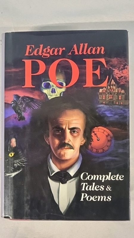 Edgar Allan Poe Complete Tales & Poems Hardcover Book