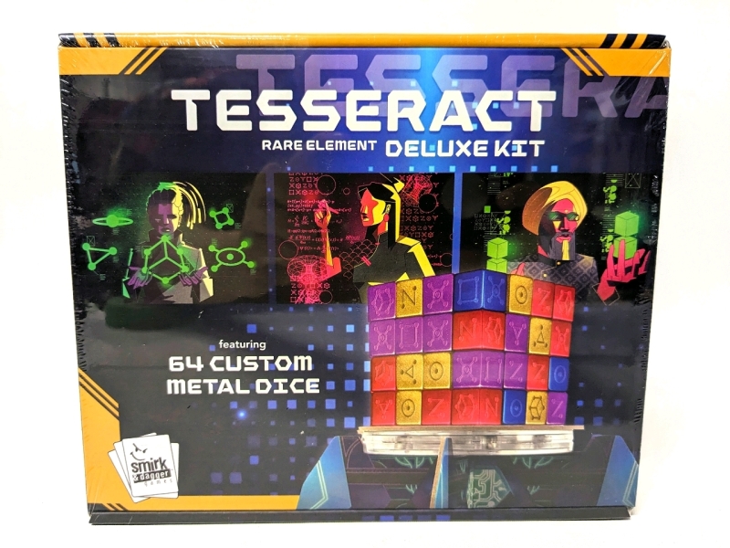 New TESSERACT Rare Element Deluxe Kit feat 64 Custom Metal Dice