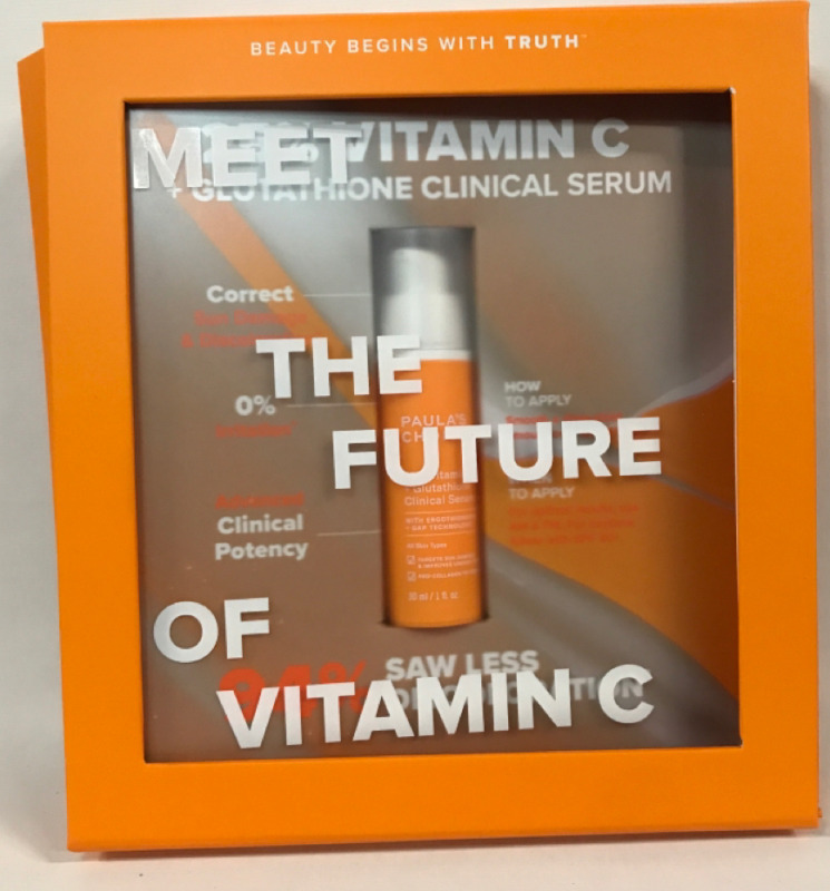 New Paula’s Choice 25% Vitamin C + Glutathione Clinical Serum - 30ml