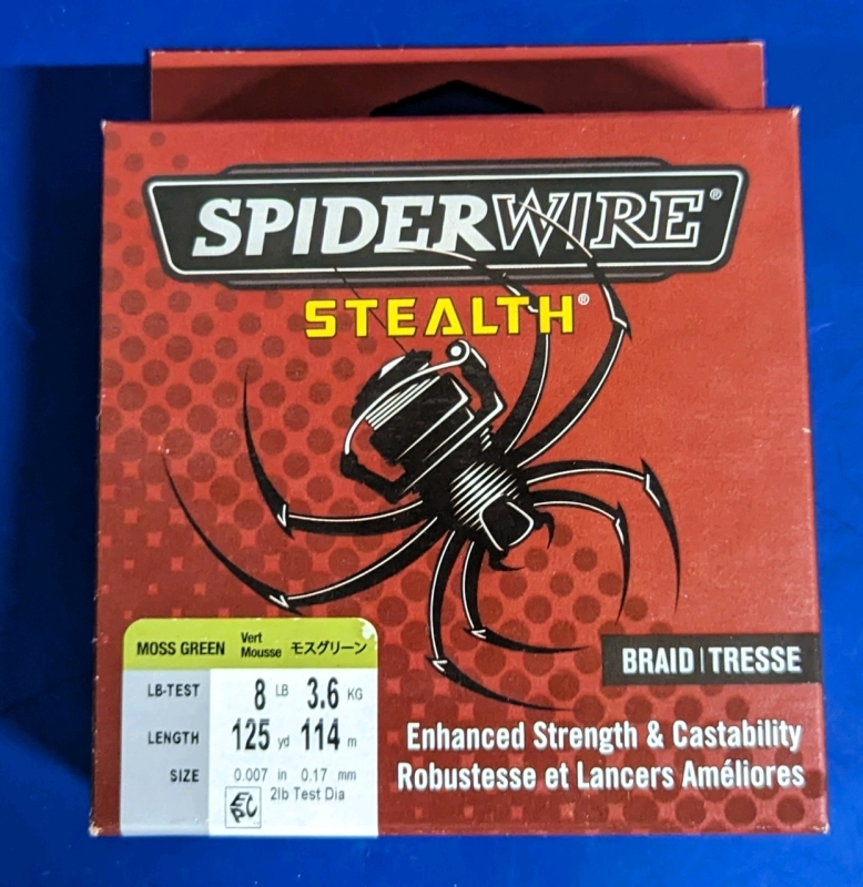 New Spiderwire Stealth Braid Fishing Line