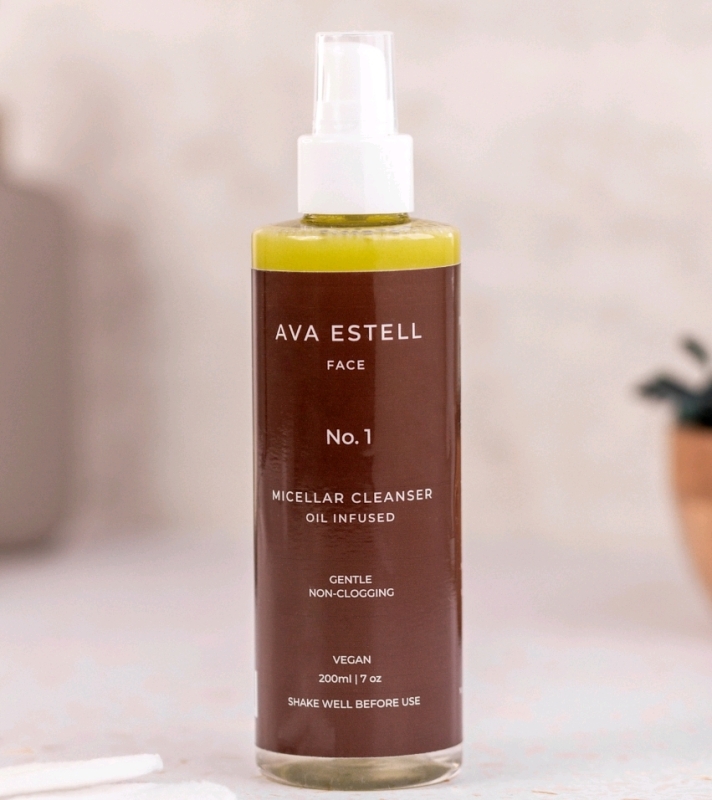 New AVA ESTELL Face No. 1 Micellar Cleanser Vegan Gentle Cleansing 200ml