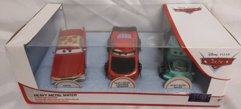 New! Cars Heavy Metal Mater 3 Pack