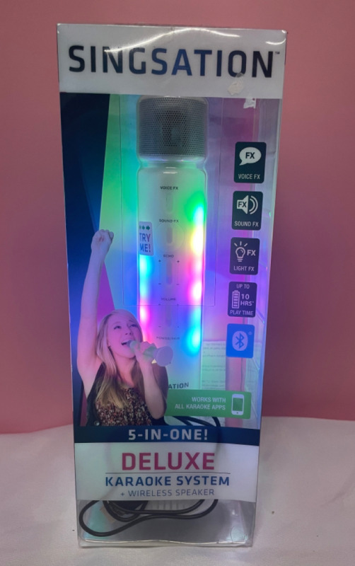 SINGSTATION Deluxe Karaoke System and Wireless Speaker