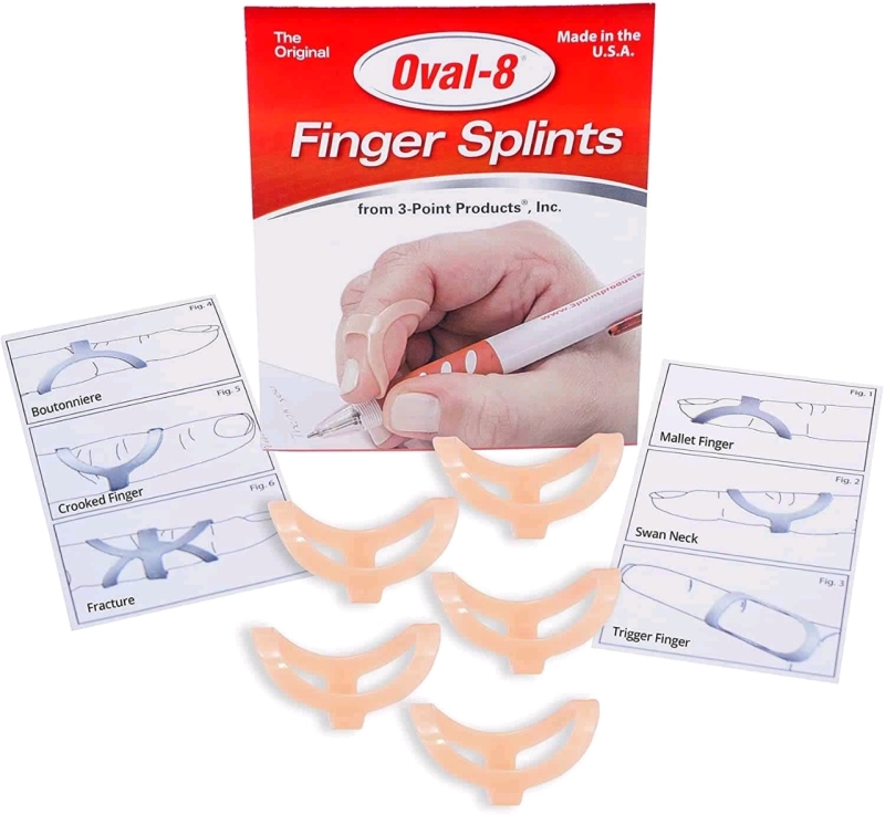 New Oval-8 Size 9 Finger Splints (5 Splints per Package)