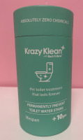 Krazy Klean with Bact-O-Bane - The toilet treatment that lasts forever- permanently prevent toilet water stains