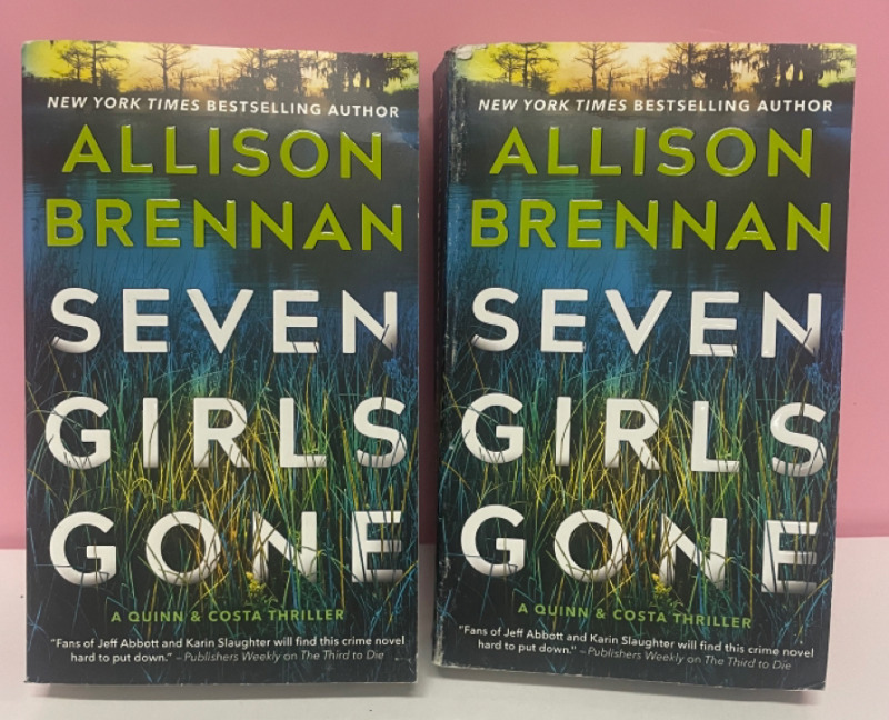 2 Softcover Seven Girls Gone Novel By Allison Brennan