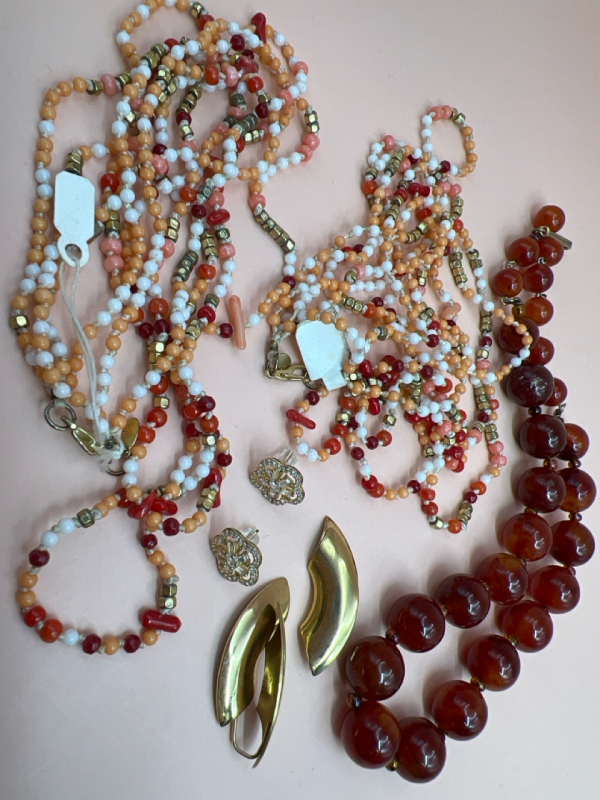 925 Baguette & Modern earrings Necklaces Carved Brooch