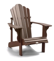 New - Leisure Line Classic Adirondack Chair , Standard Adult Size , Brown