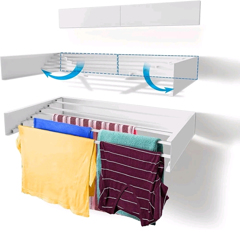 New Step Up 28" Retractable Laundry Drying Rack