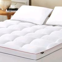 Homemate Queen Size Mattress Topper,1800TC Cooling Mattress Pad Cover Down Alternative Overfilled Plush Pillow Top with 8-21 Inch Deep Pocket