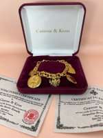 Jackie Kennedy Charm Bracelet Vintage Camrose & Kross Box