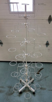 Vendor 7-Tier Display Rack on Wheels , measures 63" tall