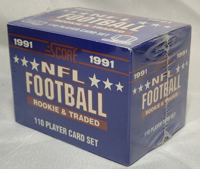 1991 Score NFL Football Rookie and Traded Complete Set of (110) Football Cards , Sealed