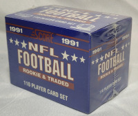 1991 Score NFL Football Rookie and Traded Complete Set of (110) Football Cards , Sealed