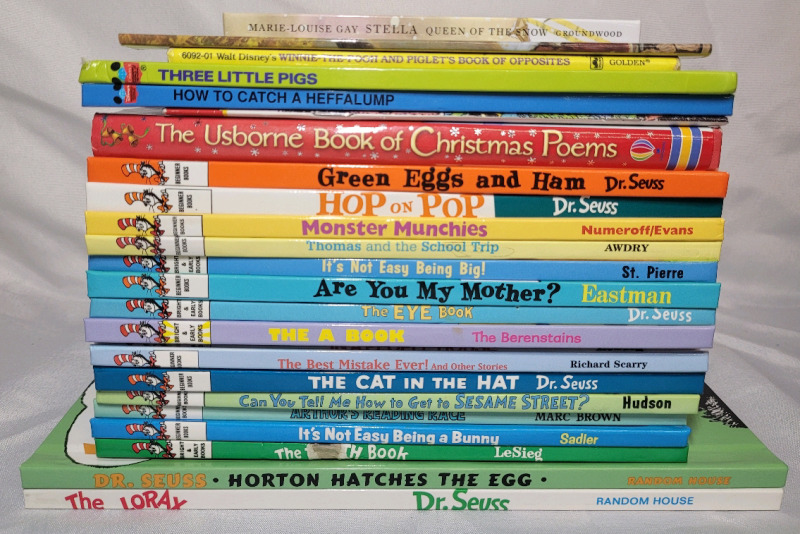 DR. SEUSS and Other Kids Authors Easy Riding Books . 24 Books