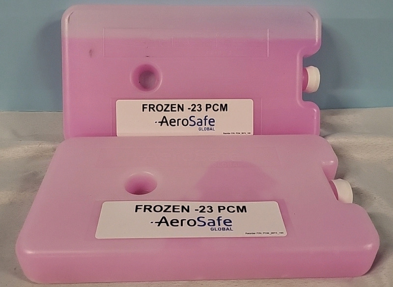 2 Aerosafe Global Medical Ice Packs - Frozen -23 PCM