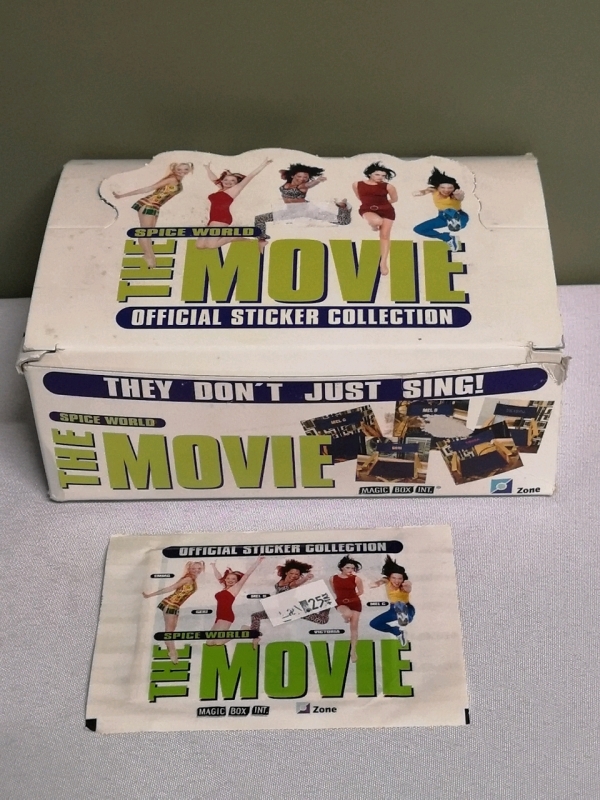 Vintage 90+ Packs Spice World The Movie - Spice Girls Sticker Packs