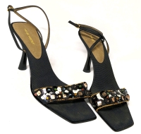 NINE WEST Size 9M Very Strappy Heeled Sandals