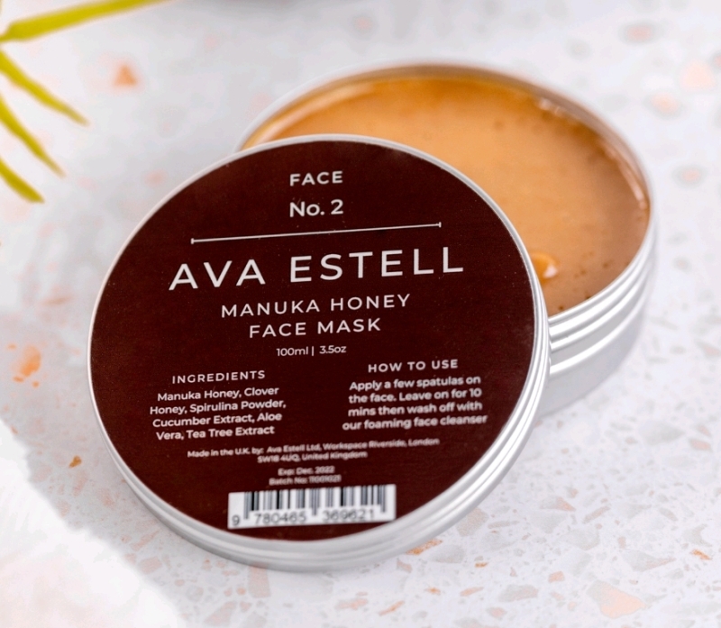 New AVA ESTELL Face No.2 Manuka Honey Face Mask 100ml