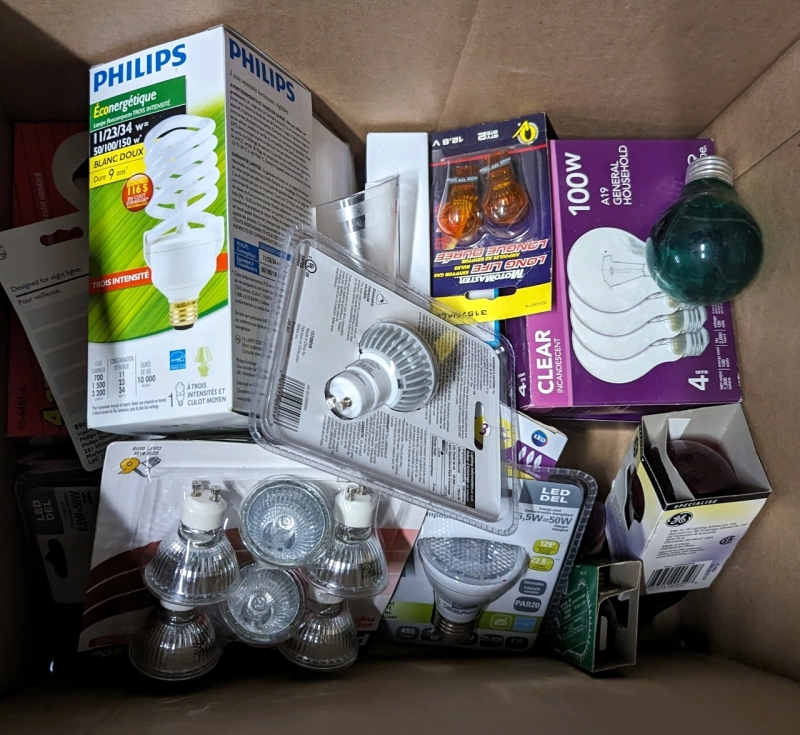 Variety Lightbulb Lot.