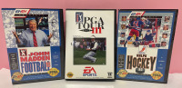 Three Sports VHS Tapes
