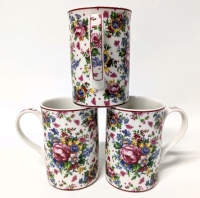 3 Matching Royal Albert " Lady Carlyle " Afternoon Tea II Cups