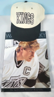 Wayne Gretzky Hardcover Book & Fullback Kings Cap - 7-3/8"