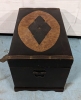Wooden Chest with Leather Like Detailing - 2