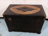 Wooden Chest with Leather Like Detailing - 3