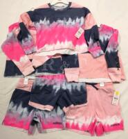 6 New Justice Youth Sweatshirts & Shorts sz Small (7/8)