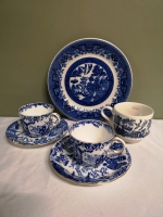Vintage Royal Crown Derby Cups & Saucers +