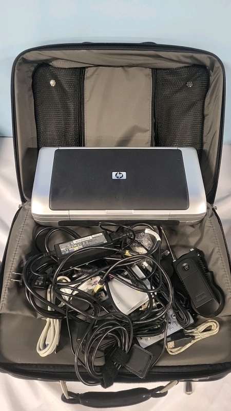 HP Deskjet 460 Printer & Samsonite Carry On Suitcase