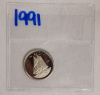 1991 Canadian Dime , SP Specimen Uncirculated