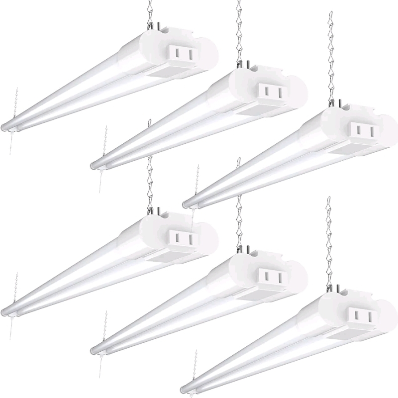 New Sunco Frosted Shoplight V4 6 Pack - SH-WH-40W-5K-6PK