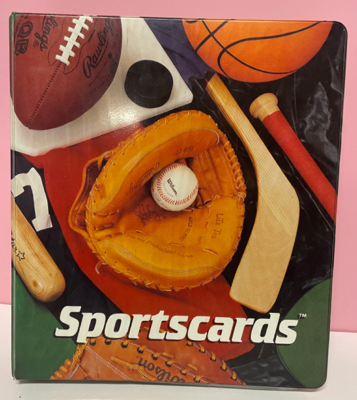 Over 100 1990s NHL Hockey Cards in protective case/cover