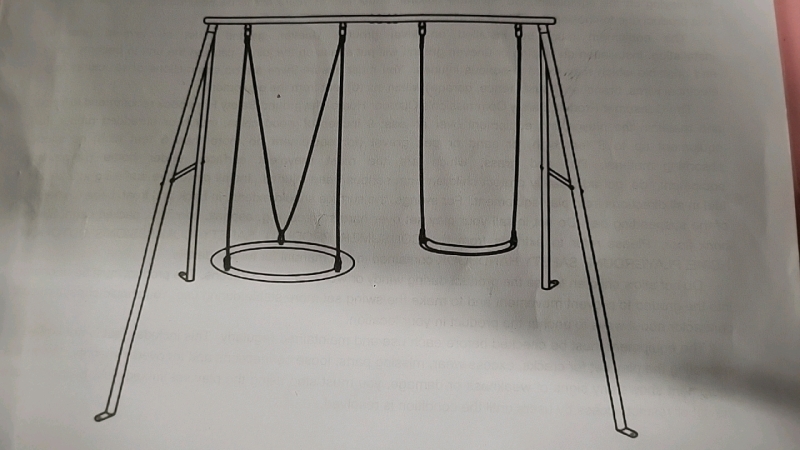 New My First Metal Swing Set - SW1216