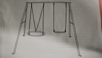 New My First Metal Swing Set - SW1216